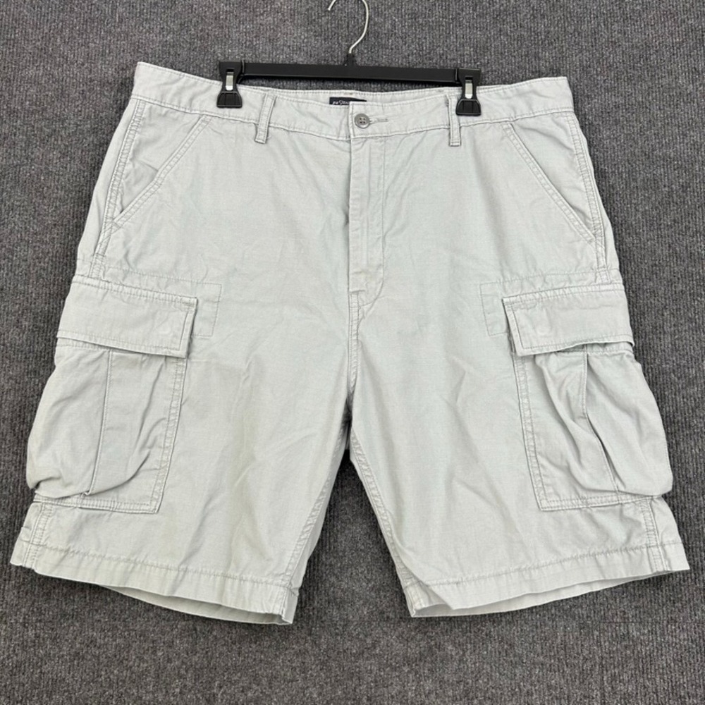 Levi's Men's 38 Shorts Gray Ripstop Utility Cargo Outdoors Hiking Casual